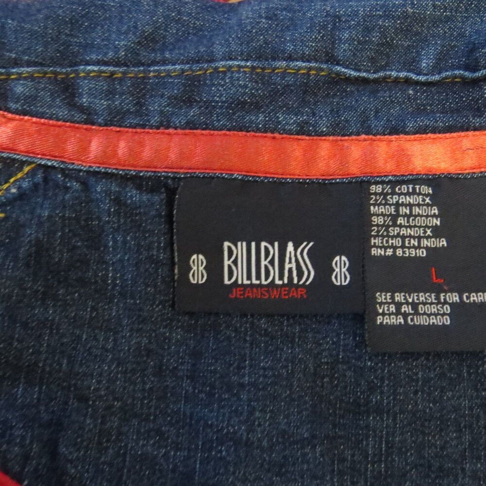 Bill Blass Vintage 90's Women's Denim Jacket/Blazer  Large ** EUC - Picture 9 of 10
